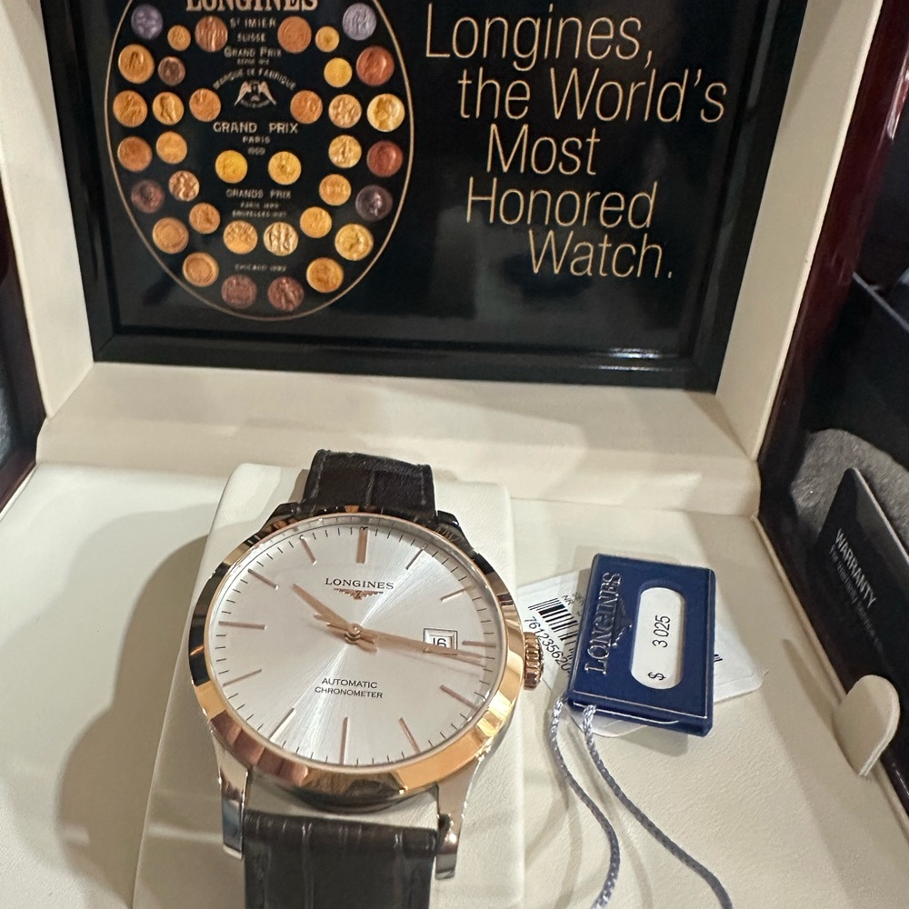 Longines Gold and Brown Smartwatch